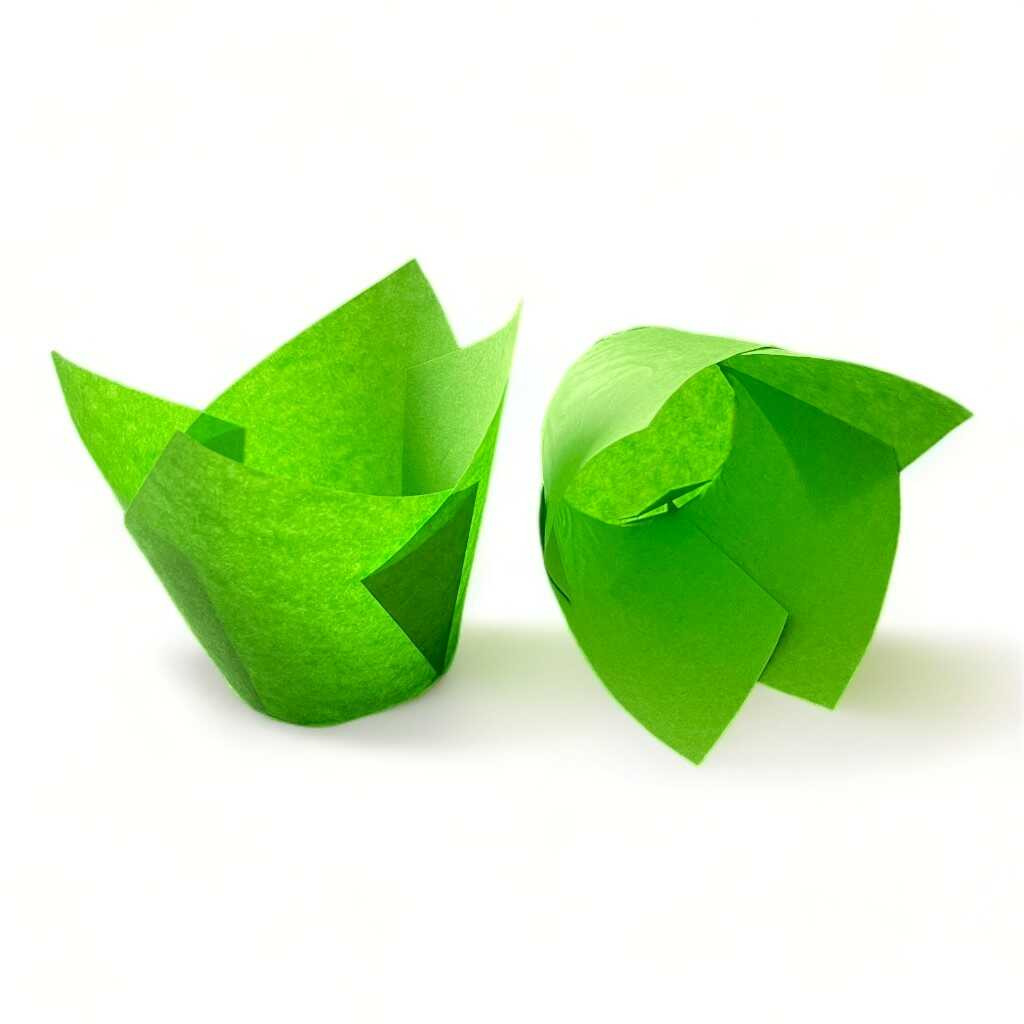 Cukrářský košíček Tulip zelený