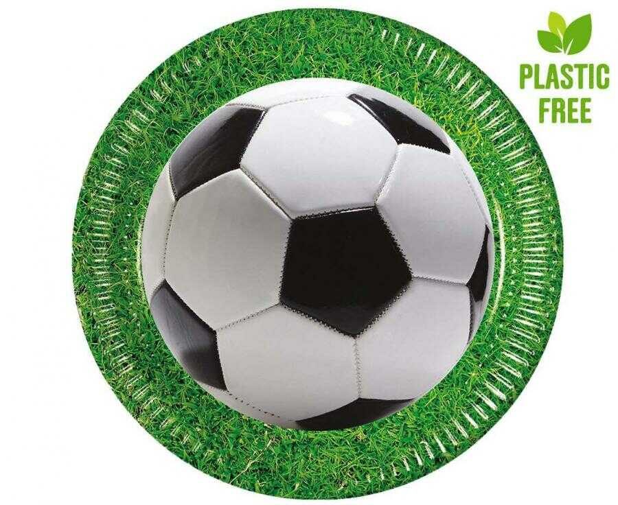 Papírové talíře Fotbal