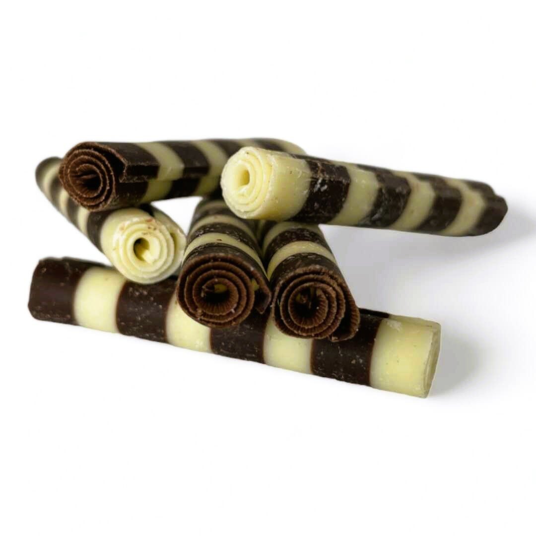 Čokoládové trubičky twister Zebra